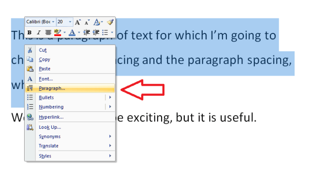 8 other way to get para menu