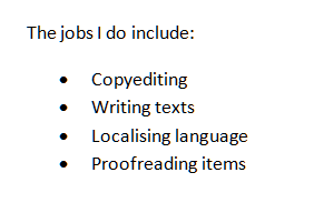 4 what to do word forms