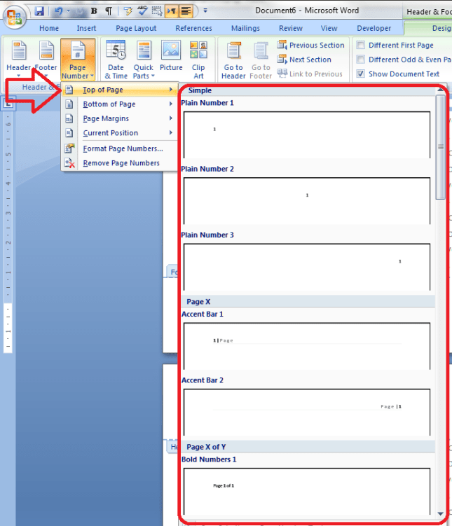 4 number placement options