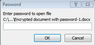 Word 2007 2a add password
