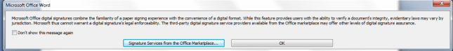 Word 2007 6 digital sig