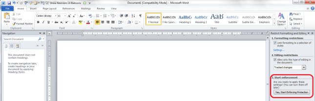 Word 2010 11 restrict editing
