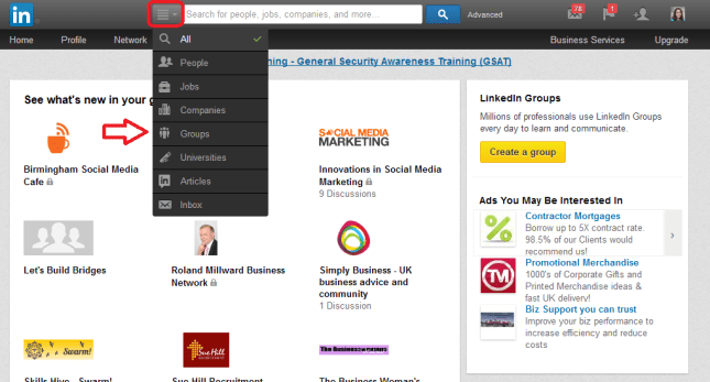 22 search for groups