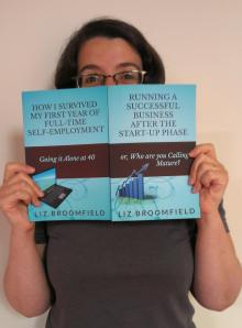 Liz with her new books