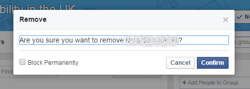 remove member from facebook group check