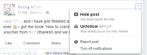 Facebook turn off notifications