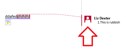 Picture appearing in comment in Word